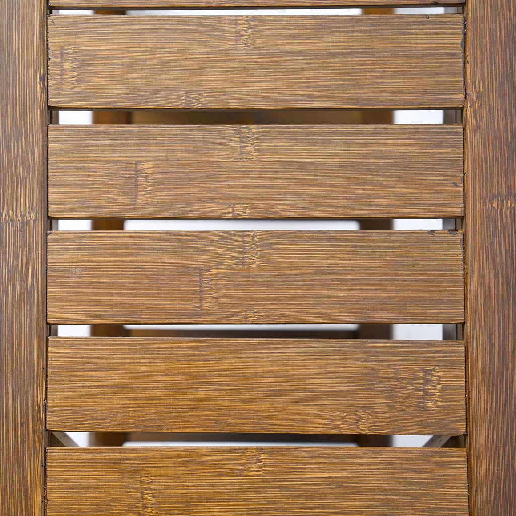 18.5" Bamboo Shower Bench with Storage Shelf N6343