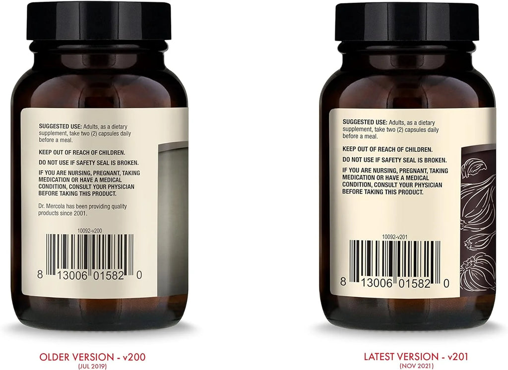 Fermented Black Garlic 60 Capsules Dietary Supplement Y926917