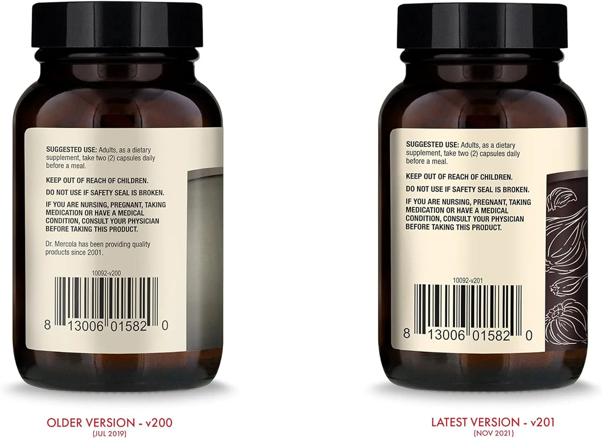 Fermented Black Garlic 60 Capsules Dietary Supplement Y926917