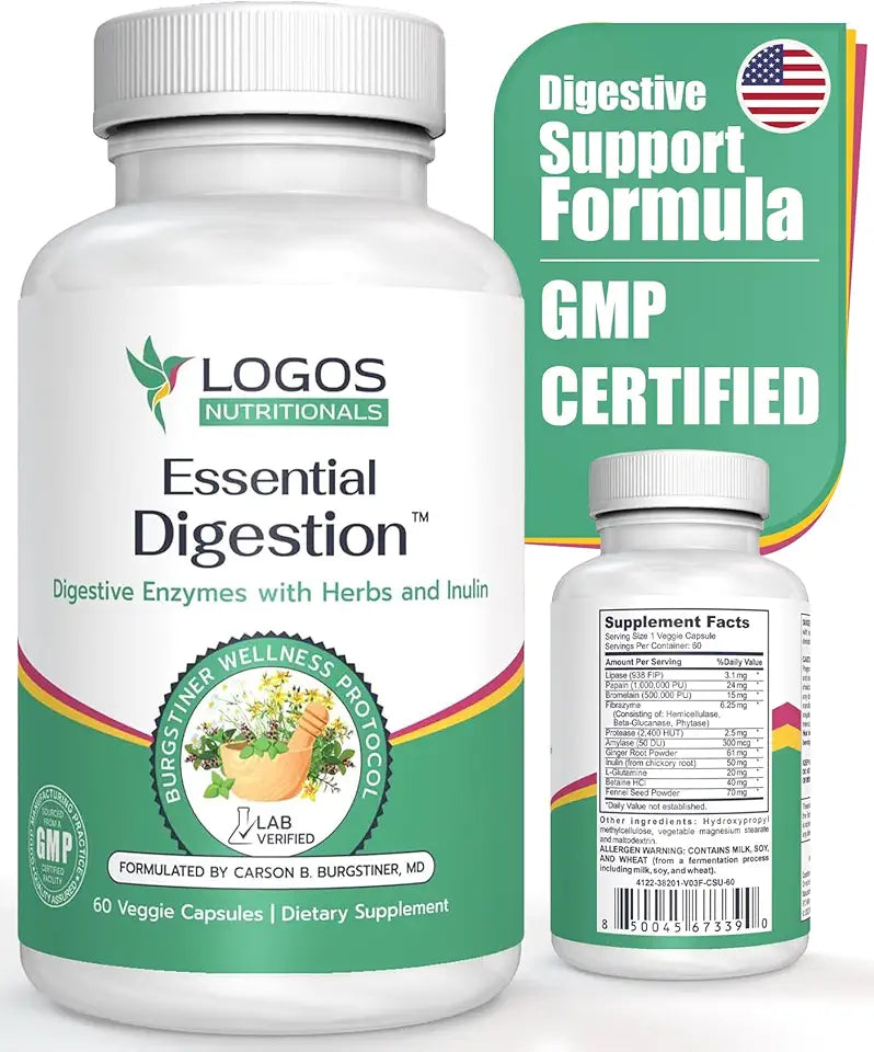90 Veggie Caps Digestive Enzymes L3705