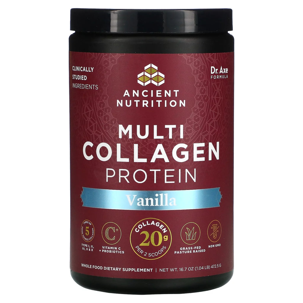 Collagen Protein Vanilla 1.04 lb Pack of 4 Y423