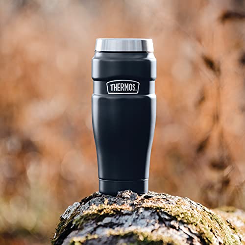 Stainless King Vacuum-Insulated Travel Tumbler 16 Ounce Midnight Blue X17124