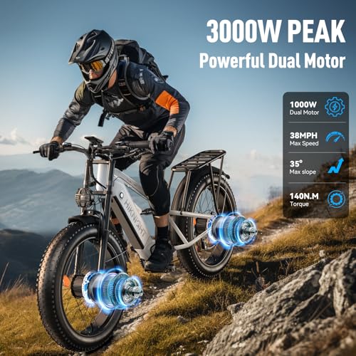 Peak 3000W 52V 20AH 26 Inch Fat Tire Electric Bike C8259