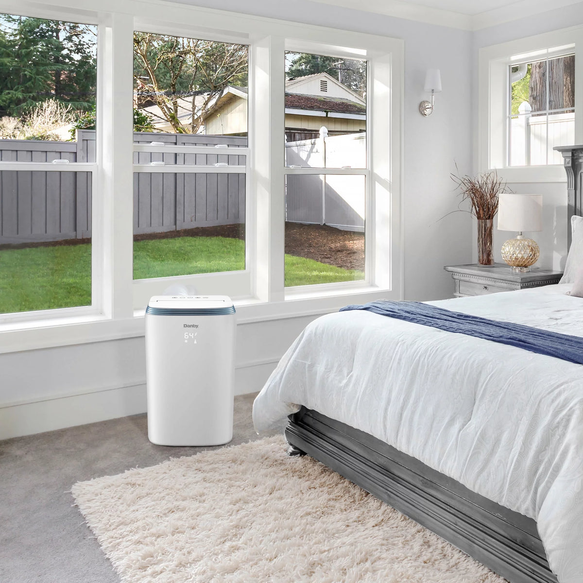12,500 BTU Portable AC in White B6400