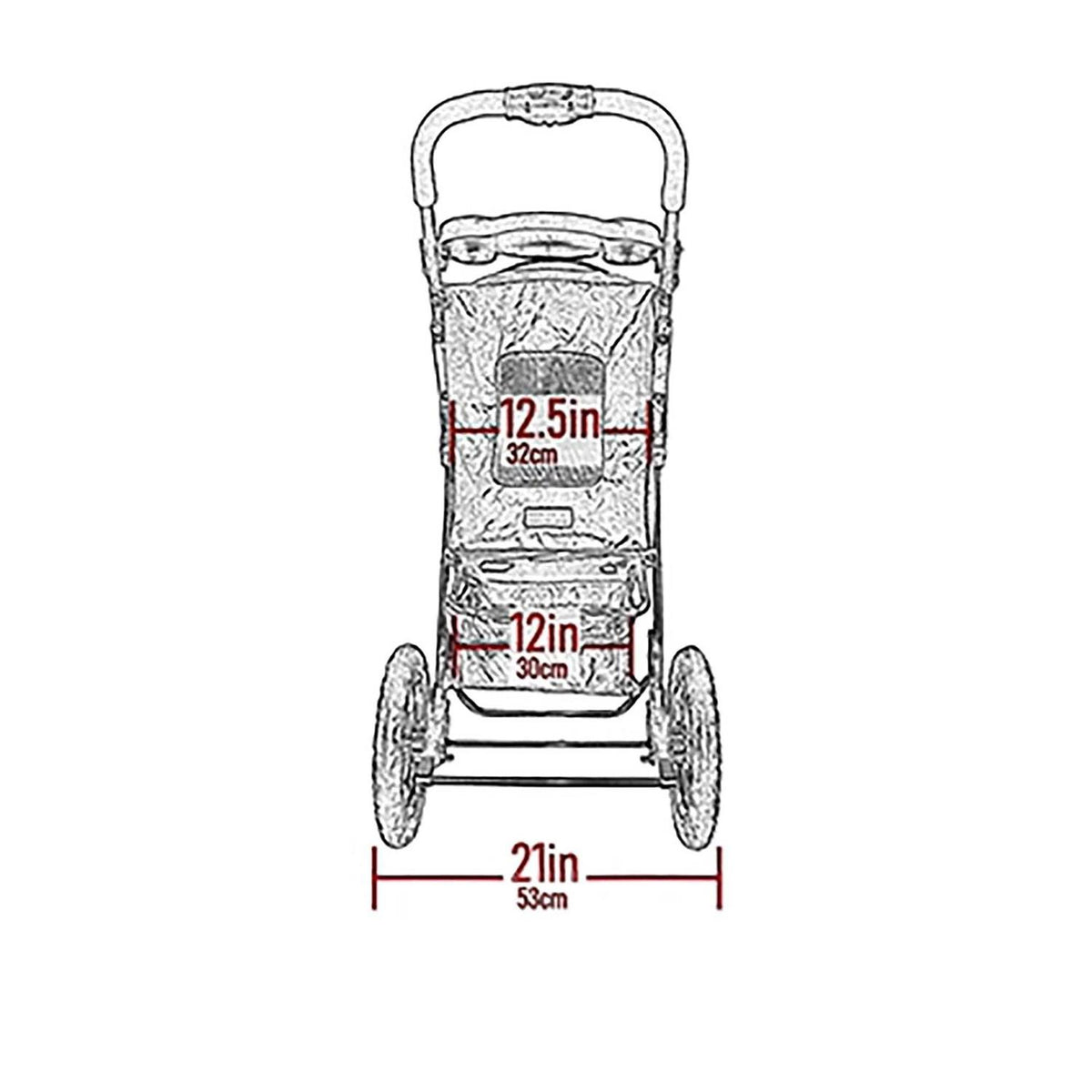 No-Zip Pet Stroller W68999