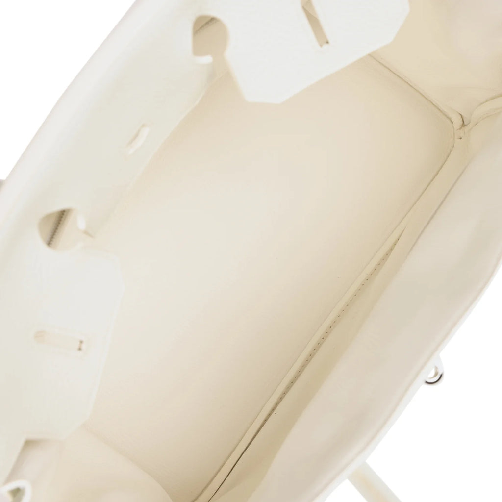 White Togo Leather Handbag M285