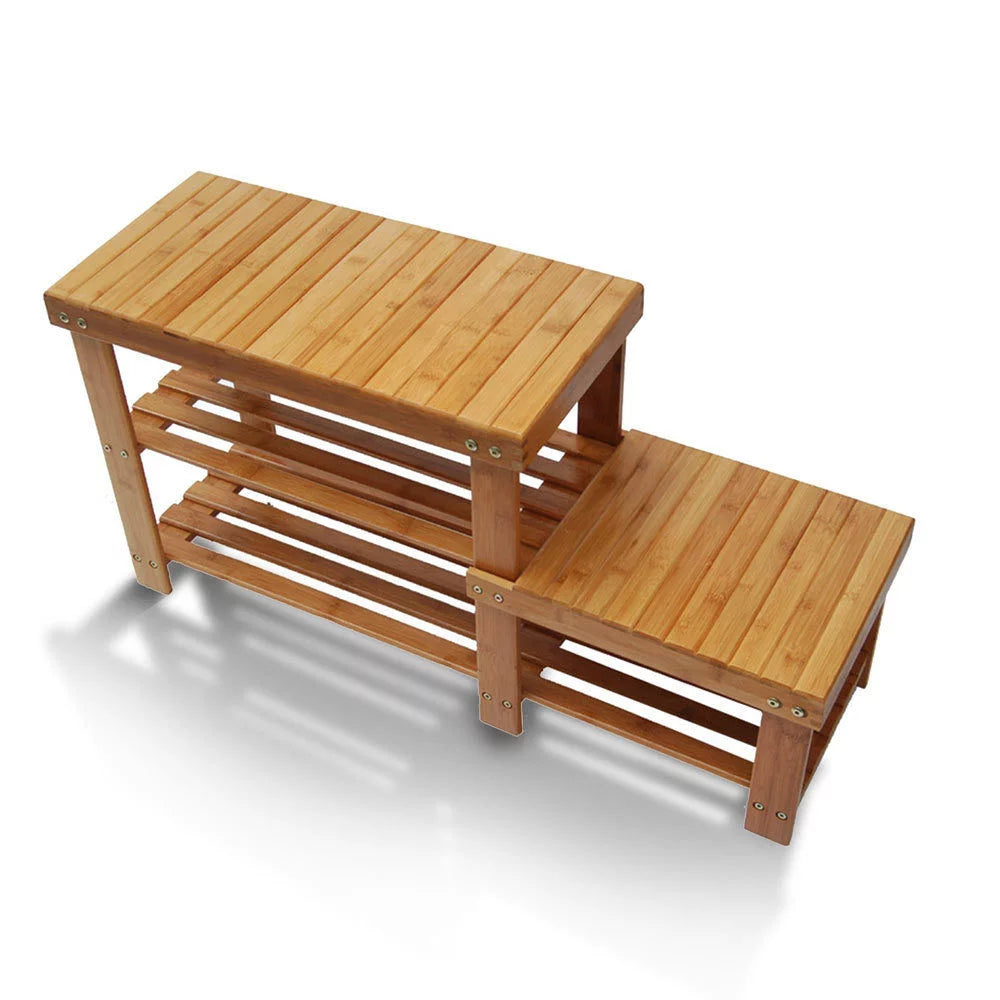 3 Tiers Bamboo Shoe Rack Bench G479