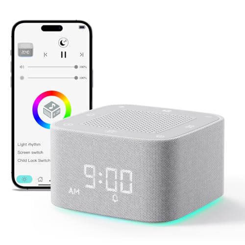 Sound Machine Alarm Clock with 32 Soothing Sounds B7389