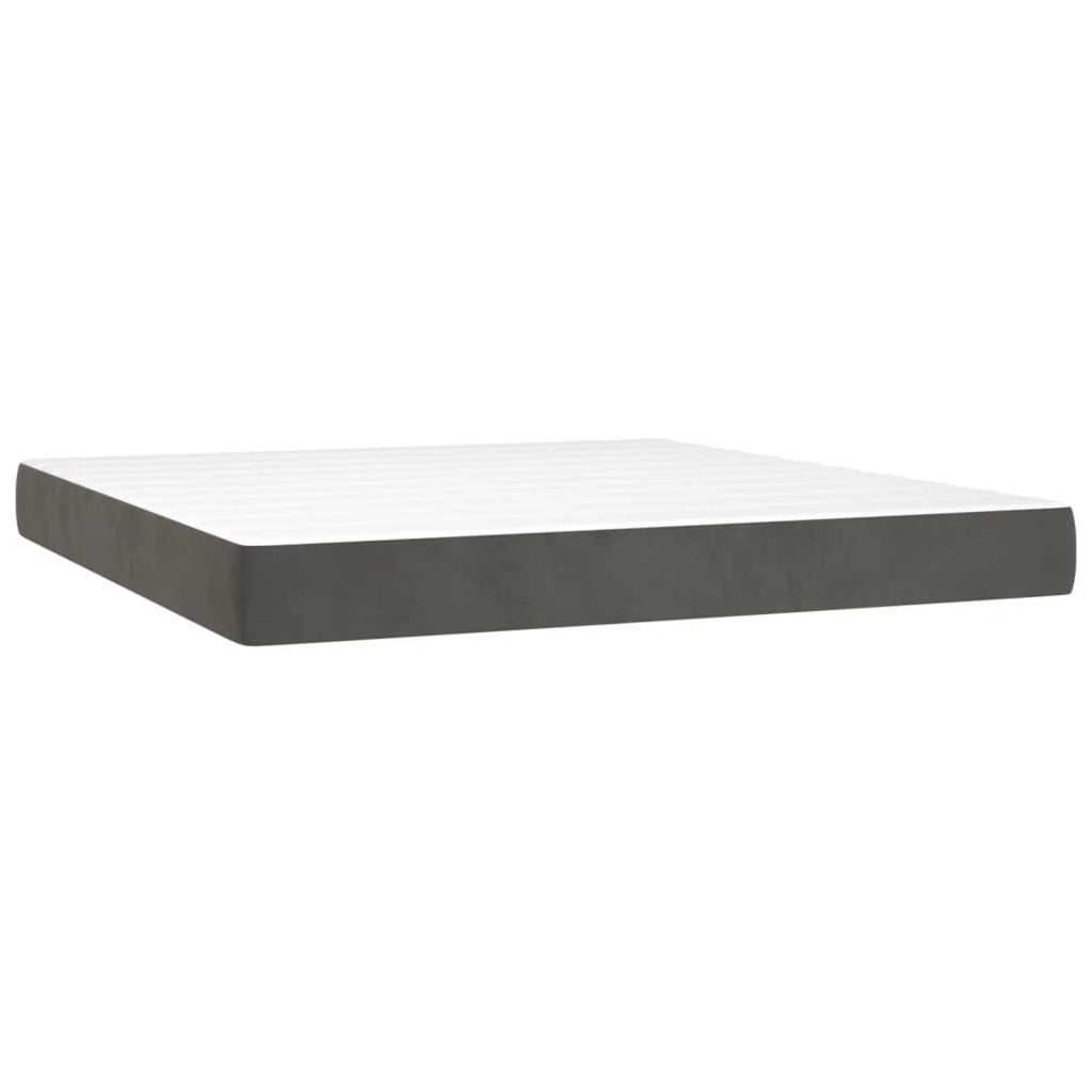 Queen Pocket Spring Bed Dark Gray W639604