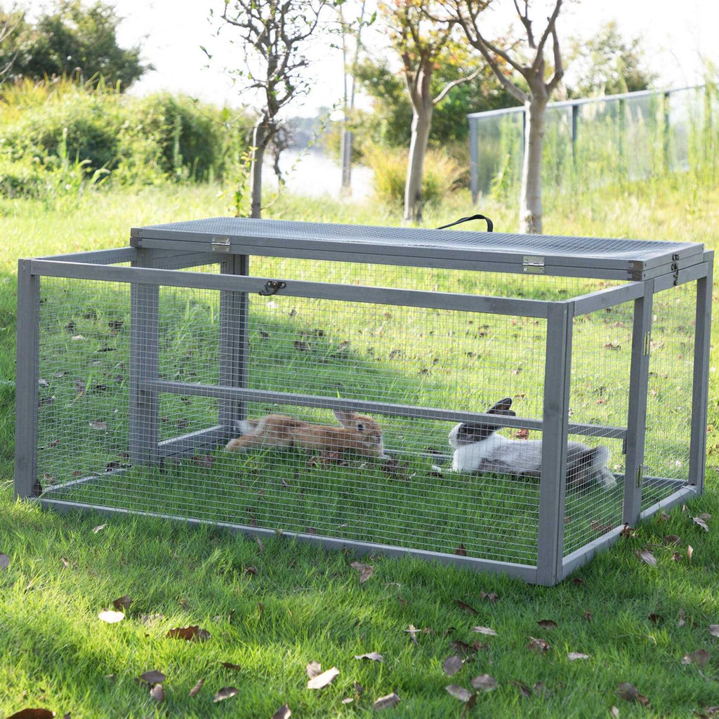 Chicken Coop & Roosting Bar Small Pet Hutch T43332
