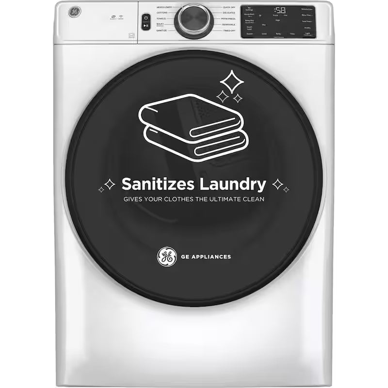 7.8 cu. ft. Smart Front Load Electric Dryer in White O481