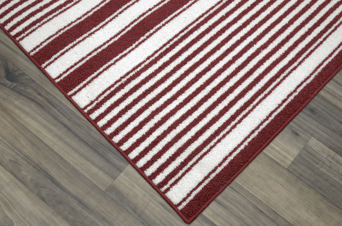 6 ft. x 8 ft. Chili Red Area Rug B1489