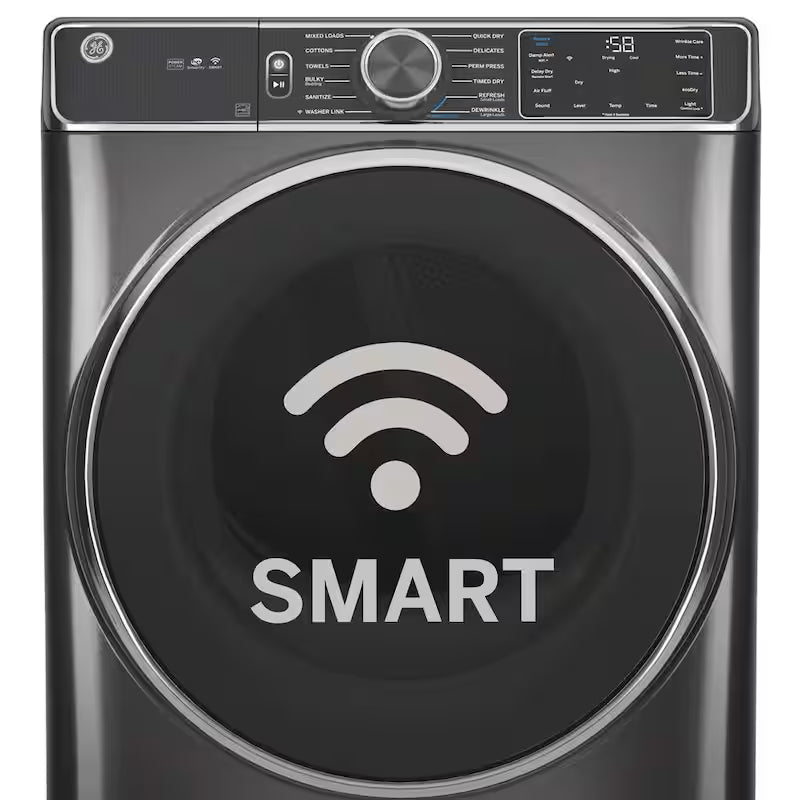 7.8 cu. ft. Smart Front Load Electric Dryer in White O481