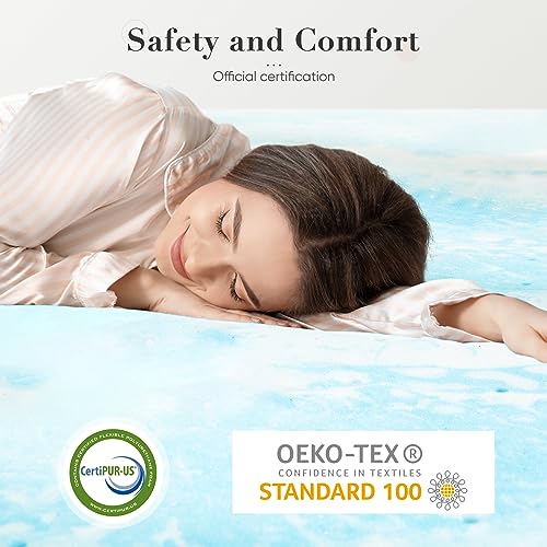 3 Inch Gel Infused Memory Foam Mattress Topper Full P3694