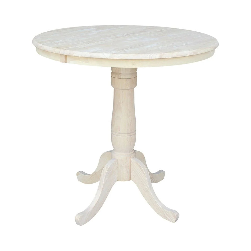 36" Round Counter Height Extension Table with 12" Leaf A4140