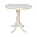 36" Round Counter Height Extension Table with 12" Leaf A4140
