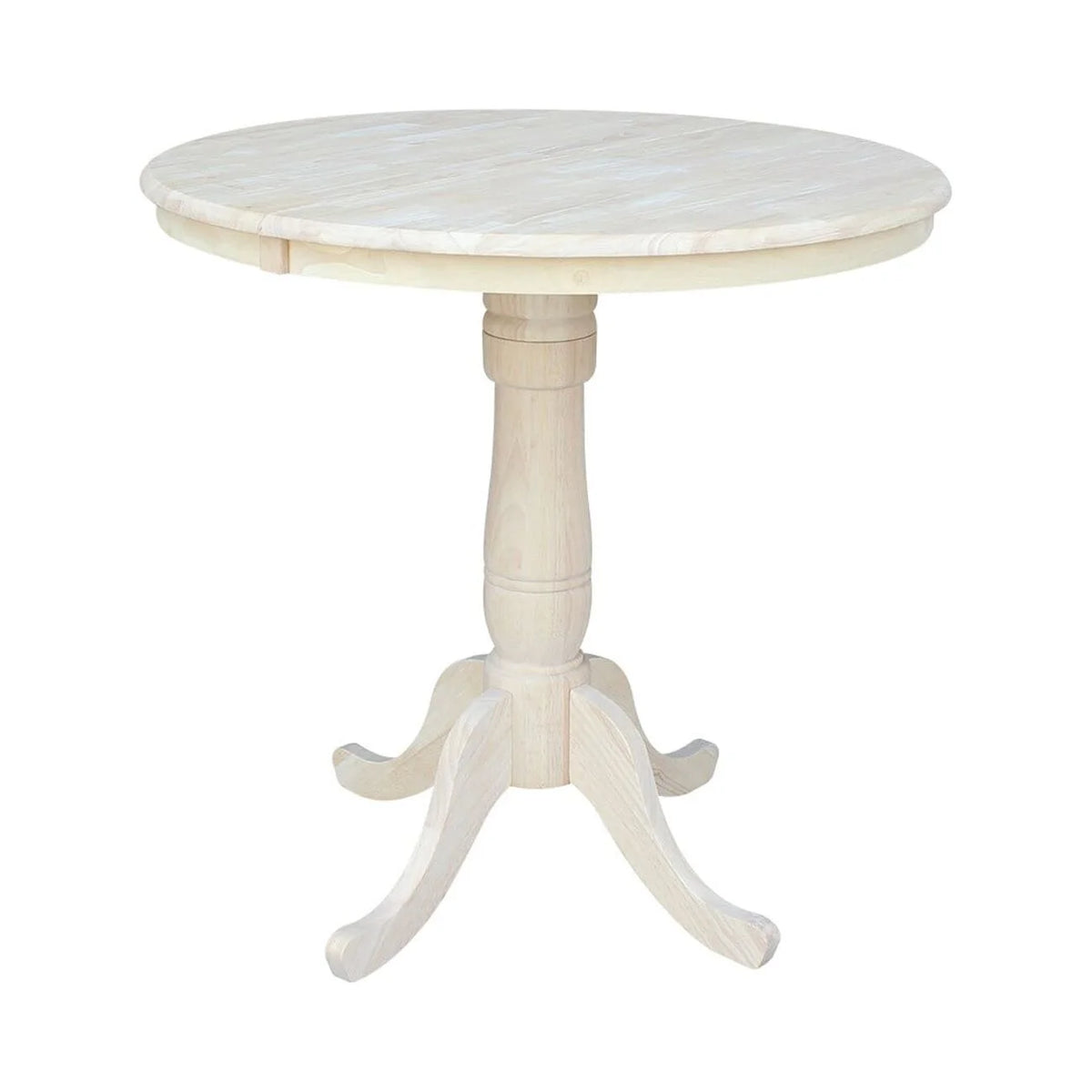 36" Round Counter Height Extension Table with 12" Leaf A4140
