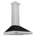 36 Inch Stainless Steel Range Hood with Black Matte Shell Z319682