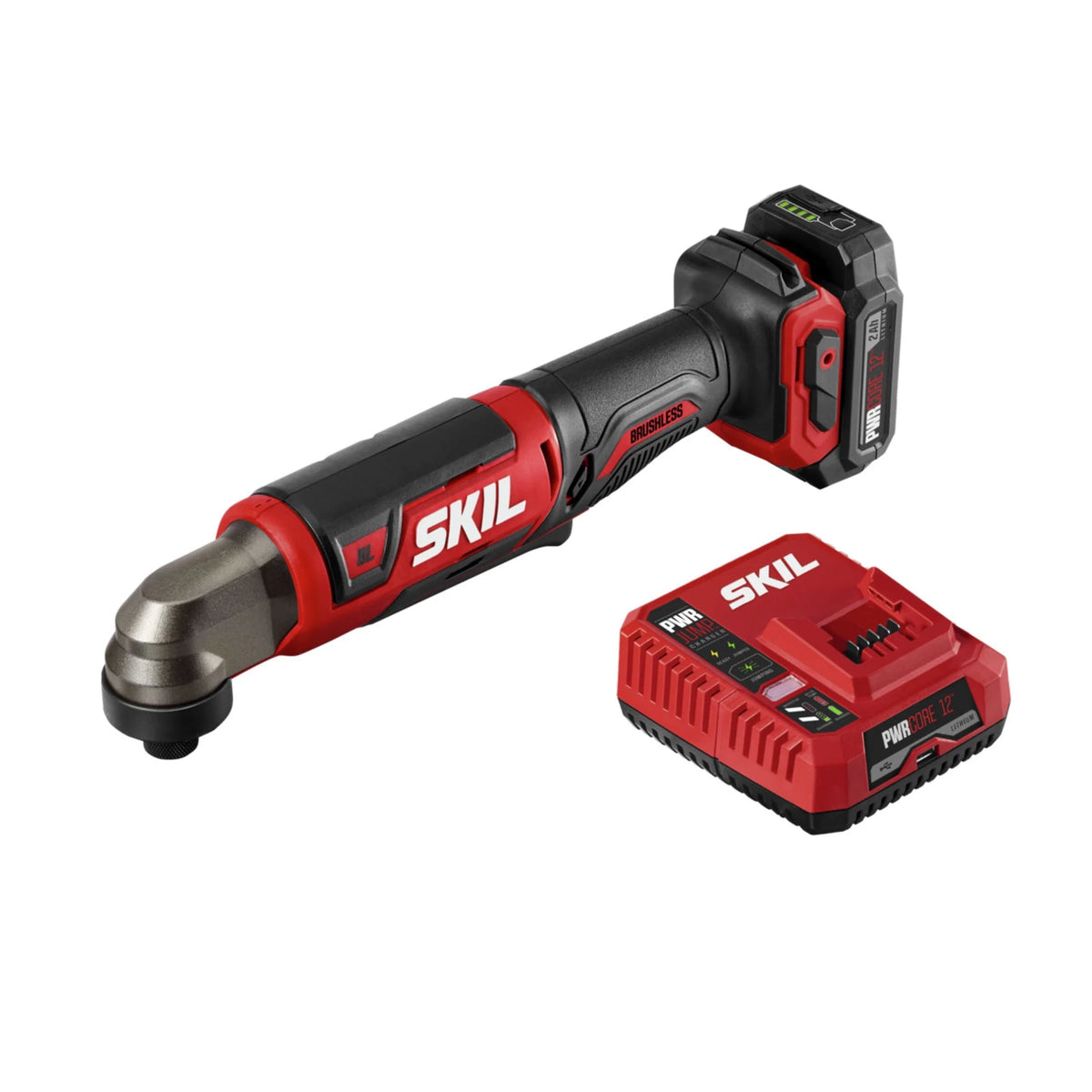12V Cordless 1/4'' Hex Right Angle Impact Driver J285