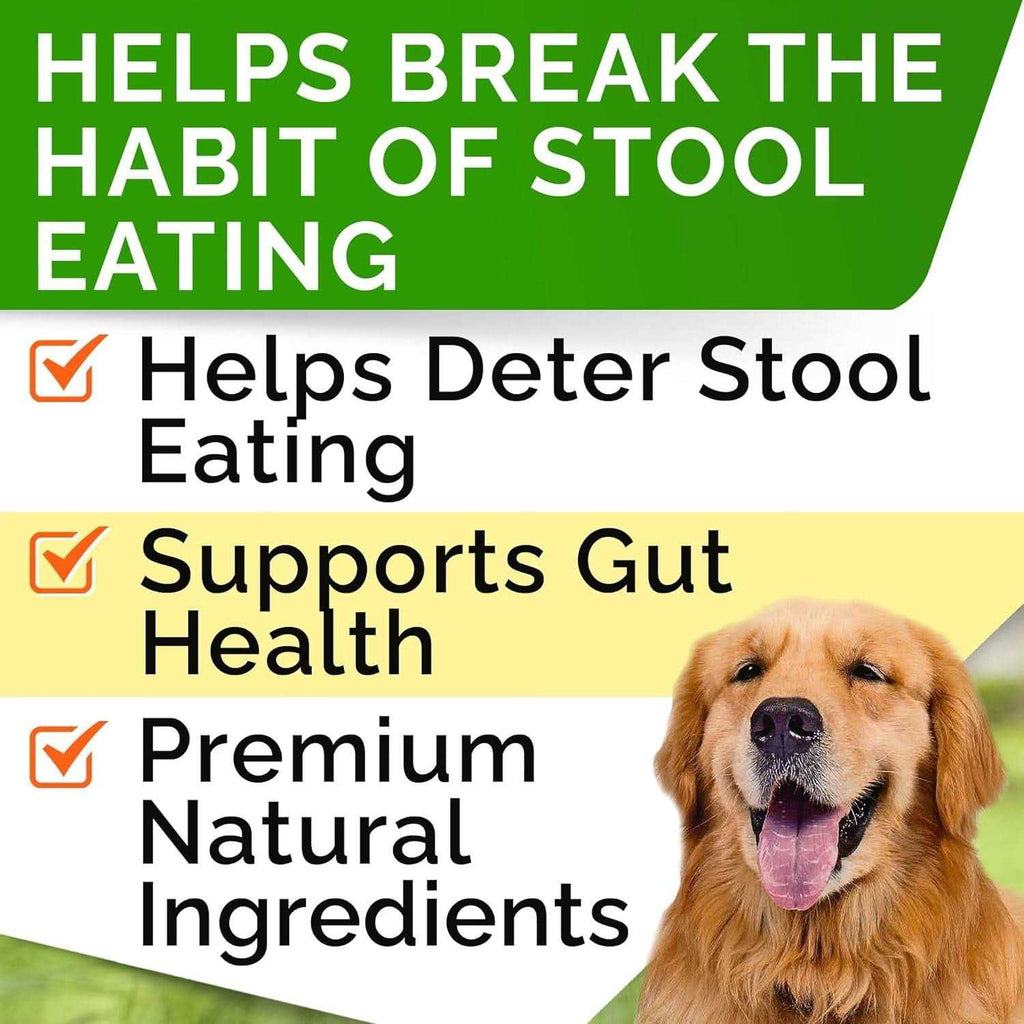 Coprophagia Deterrent Chew Supplement for Dogs U18682