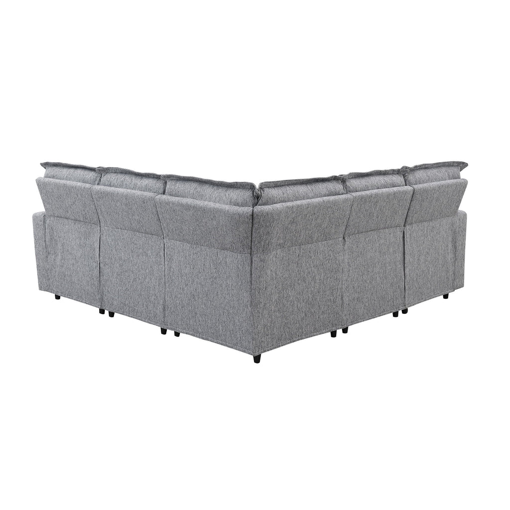 Gray Power Recliner Sofa Set C963