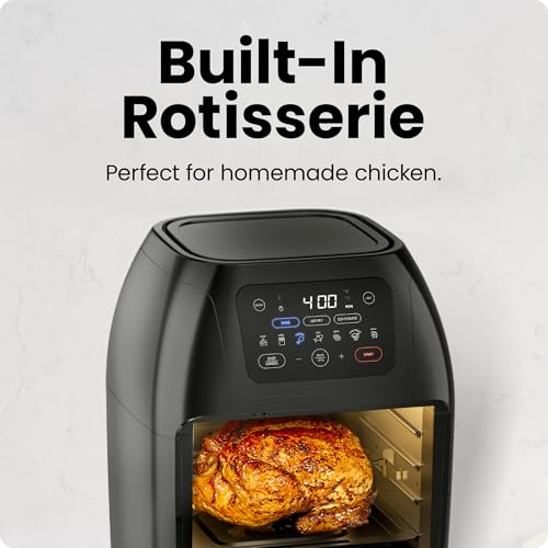Black 10L Digital Air Fryer Convection Oven H607066