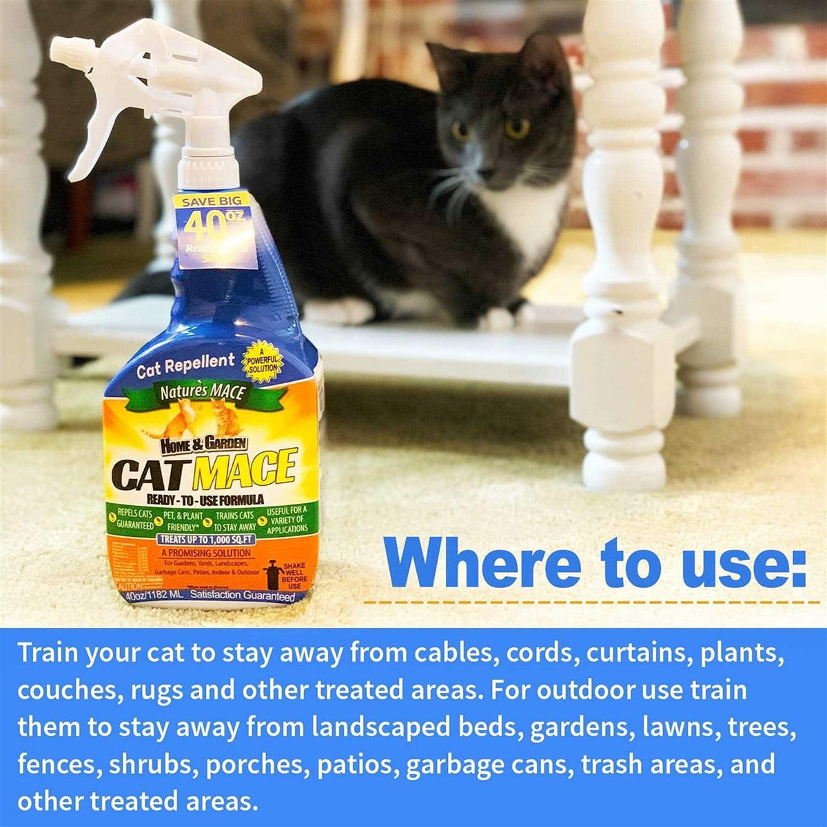Cat Repellent Outdoor Spray Y7401