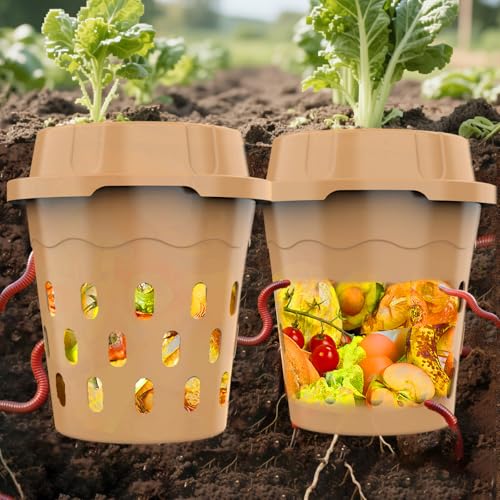 8L Worm Composter Bin with Aeration J69518