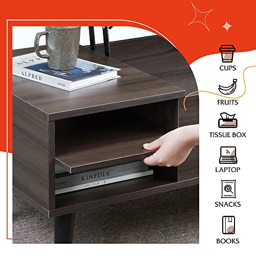 Lift Top Coffee Table with Storage N37346