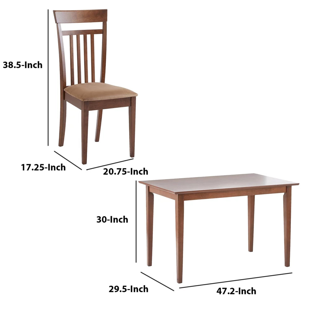 5-piece Wood Dining Set J239