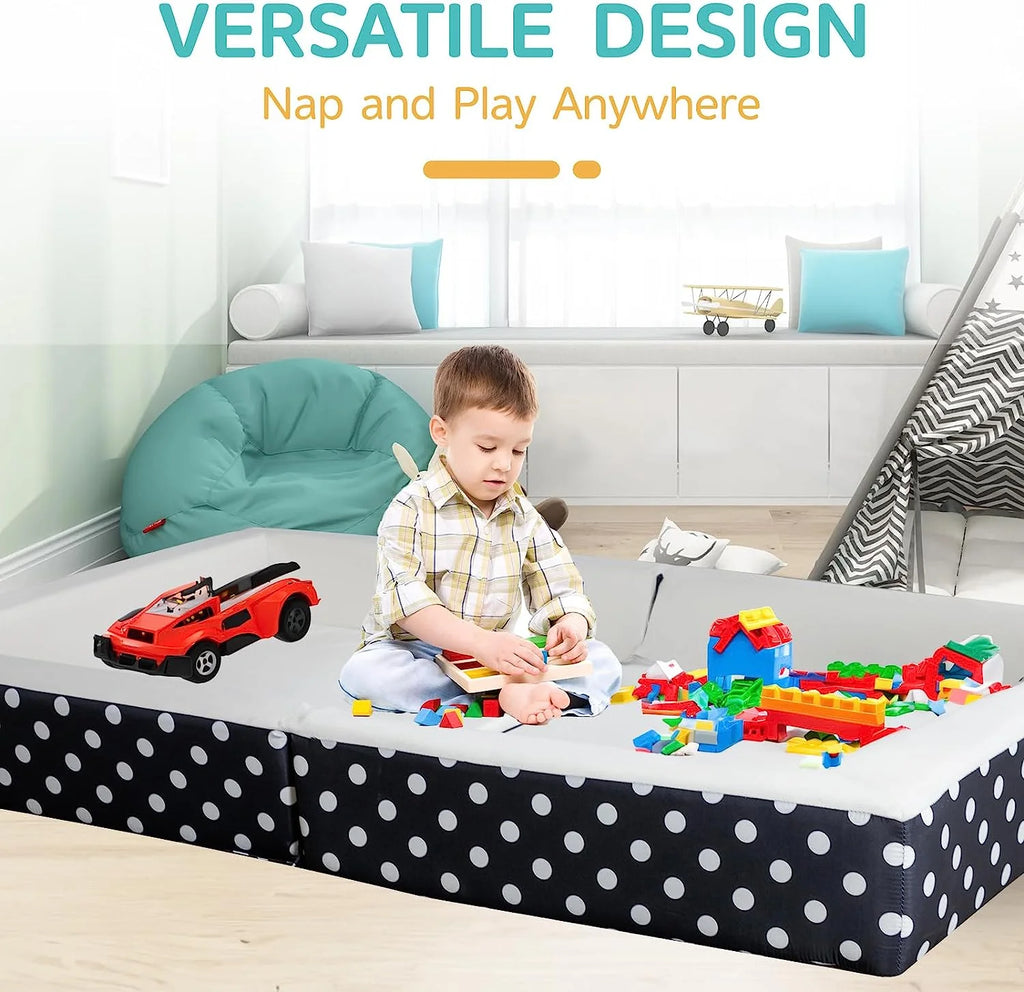 3-in-1 Toddler Bed Navy Blue 55 x 45 J831