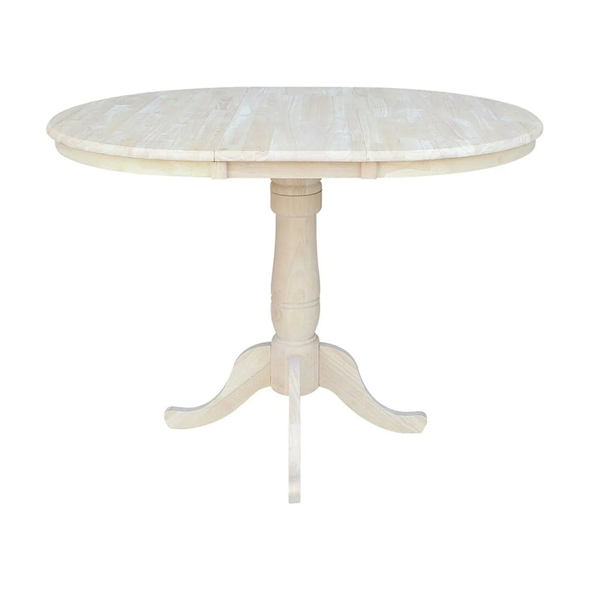 36" Round Counter Height Extension Table with 12" Leaf A4140