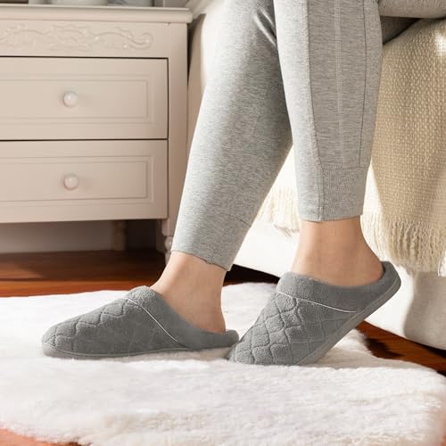 Women's Memory Foam Terry Clog Slipper G7792