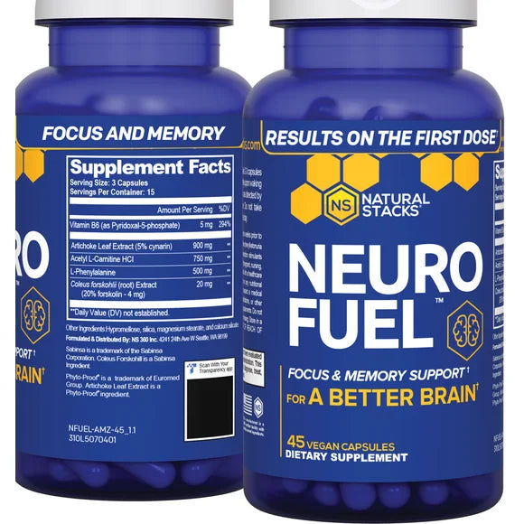 45 Capsules Nootropic Brain Supplement N29022
