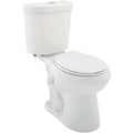 2-Piece Dual Flush Round Toilet in White G70038