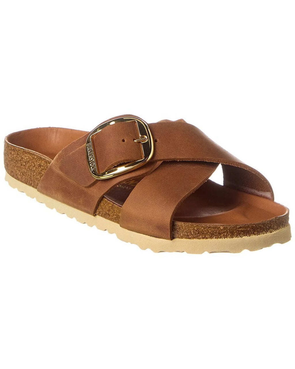 Brown Leather Sandal Q18956