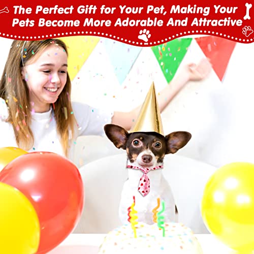 100 Pcs Adjustable Dog Ties Set W5971