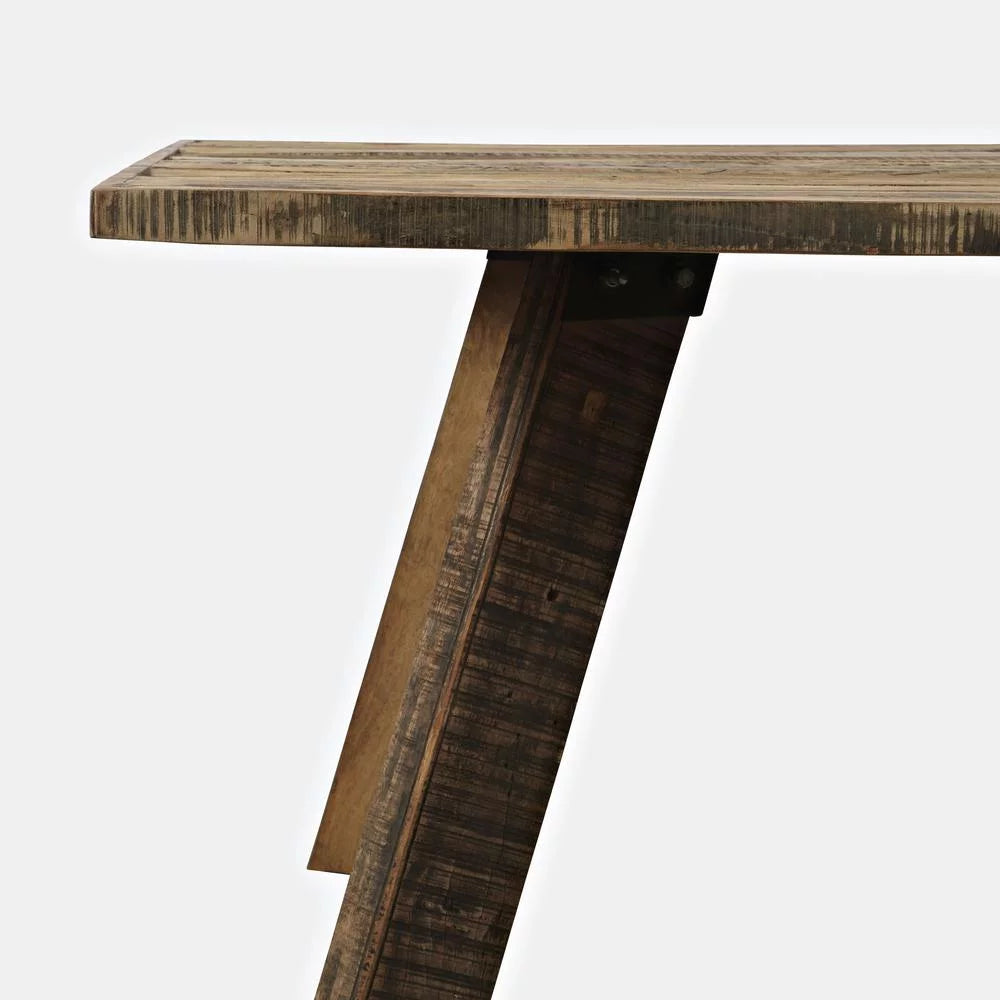 72" Rustic Solid Wood Dining Table K666
