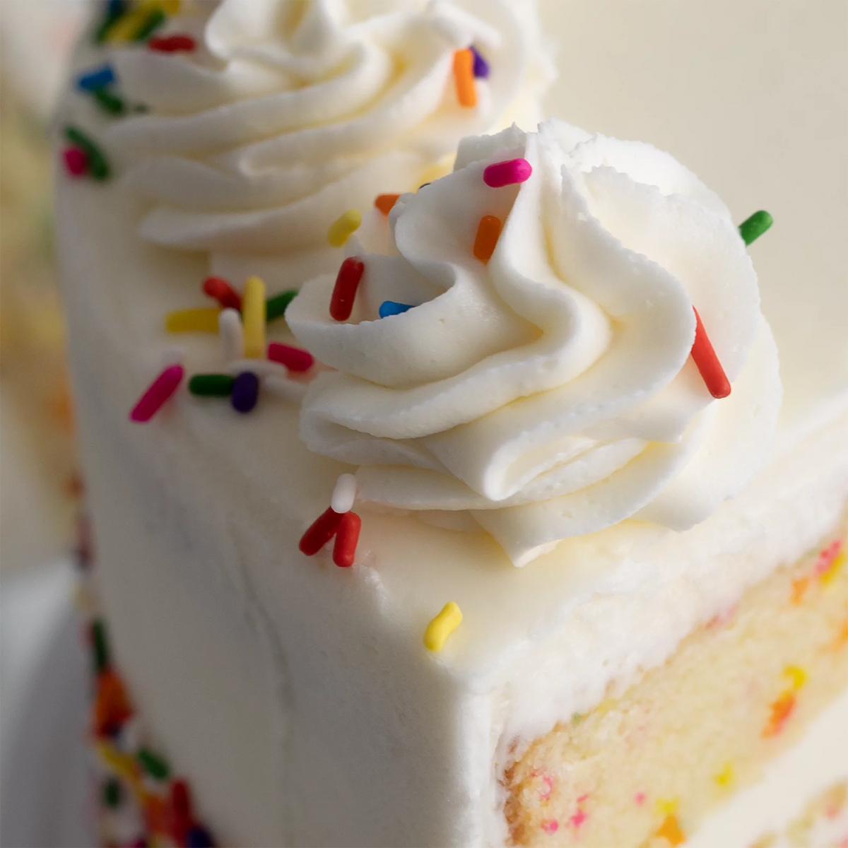 Vanilla Confetti Cake Large 10” Size D43245