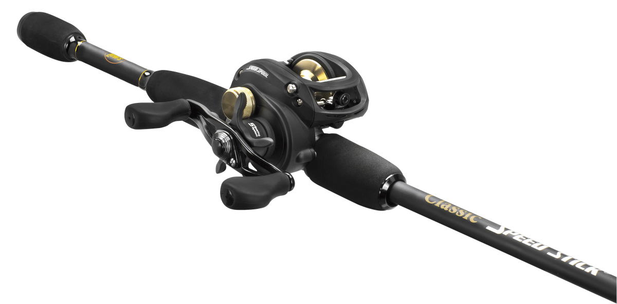 Black Baitcast Reel and Fishing Rod Combo G489476