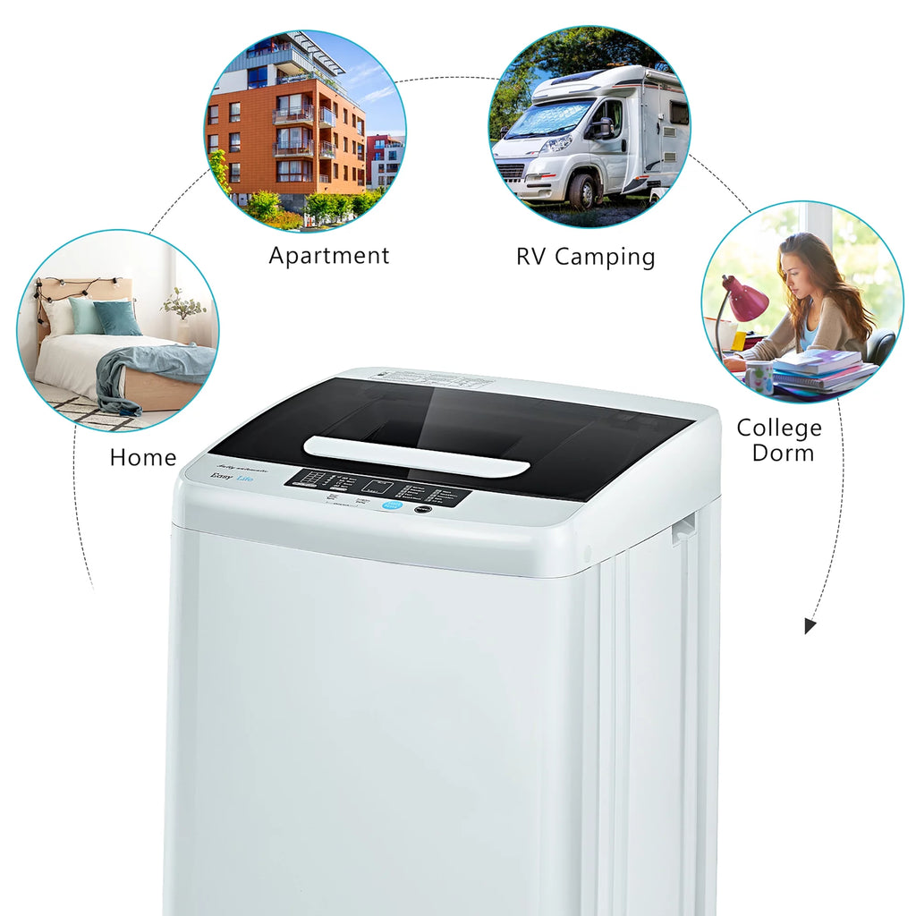 Portable Full-Automatic Washing Machine 8.8lbs X647