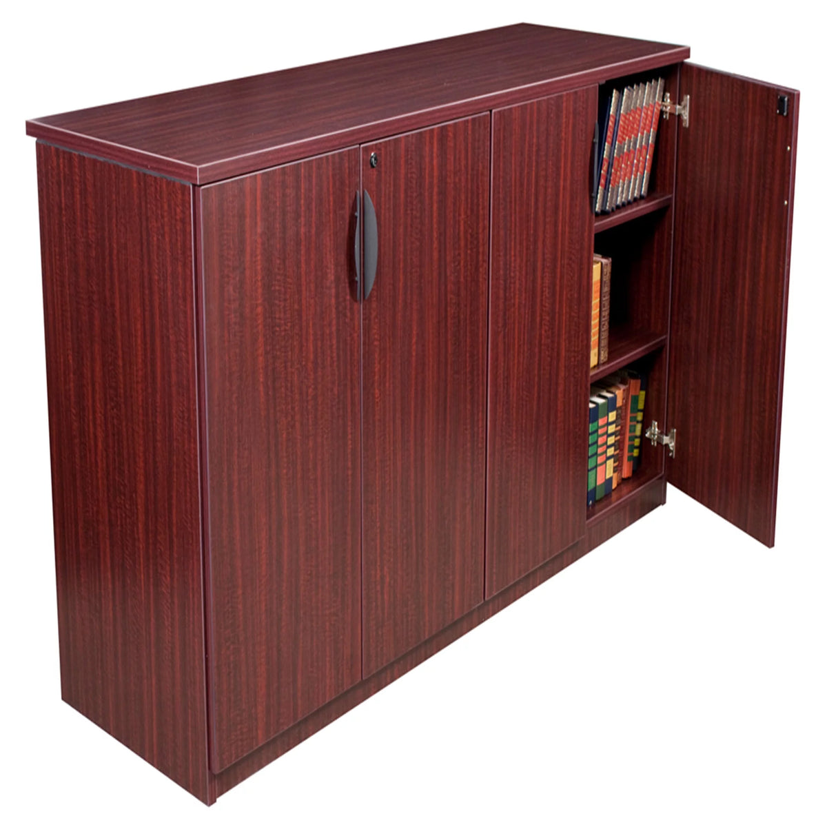 72" Mahogany Storage Cabinet V451806