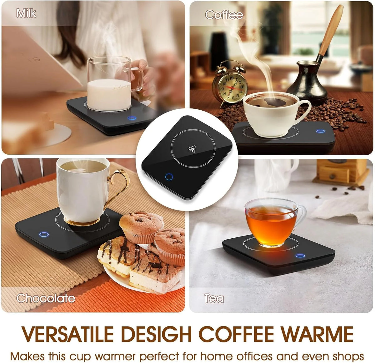 Black Electric Beverage Warmer Plate U876