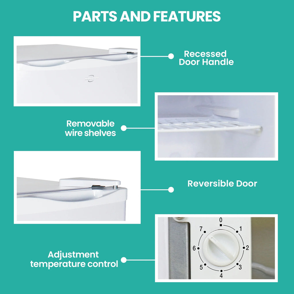 White 1.2 cu ft Upright Freezer I770591