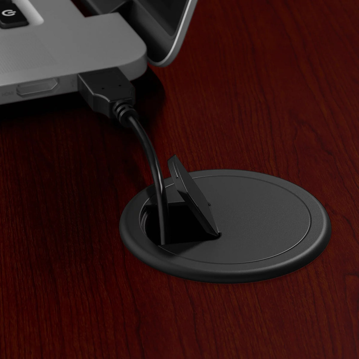 Engineered Wood Desk Return in Harvest Cherry Z53490