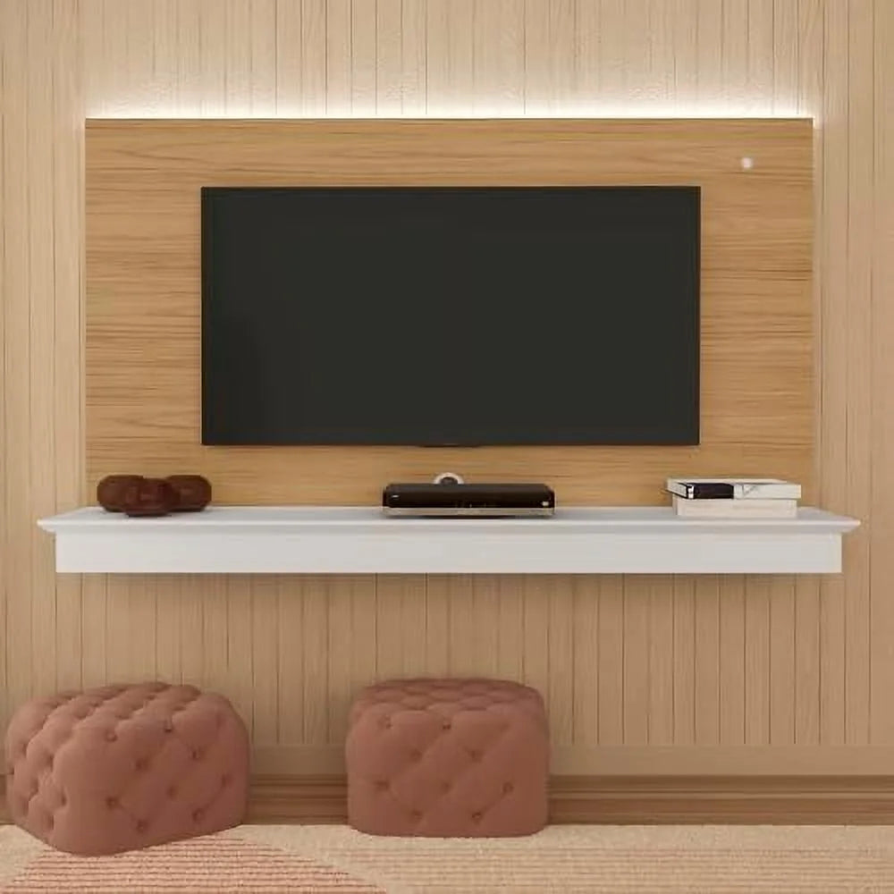 White Floating TV Stand with LED Strip A903