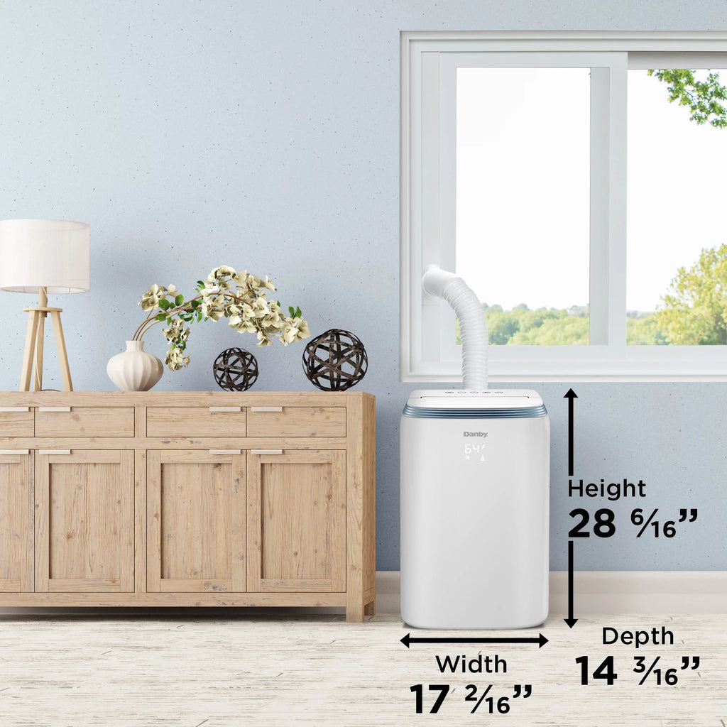 12,500 BTU Portable AC in White B6400
