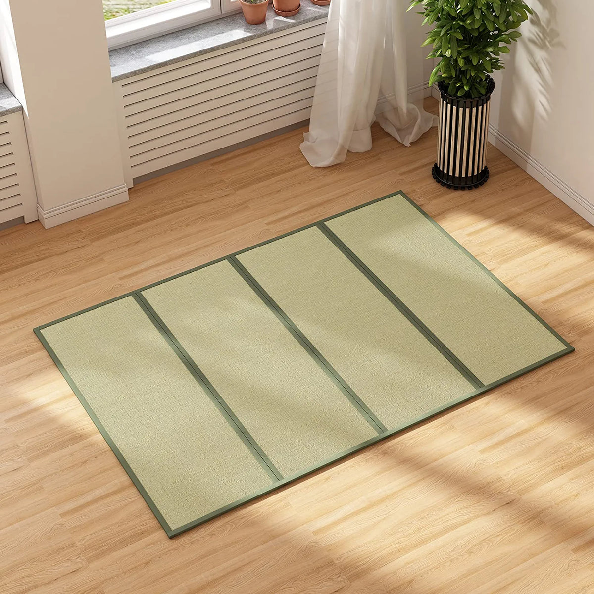 Full Size Natural Grass Tatami Floor Sleeping Mattress S223083
