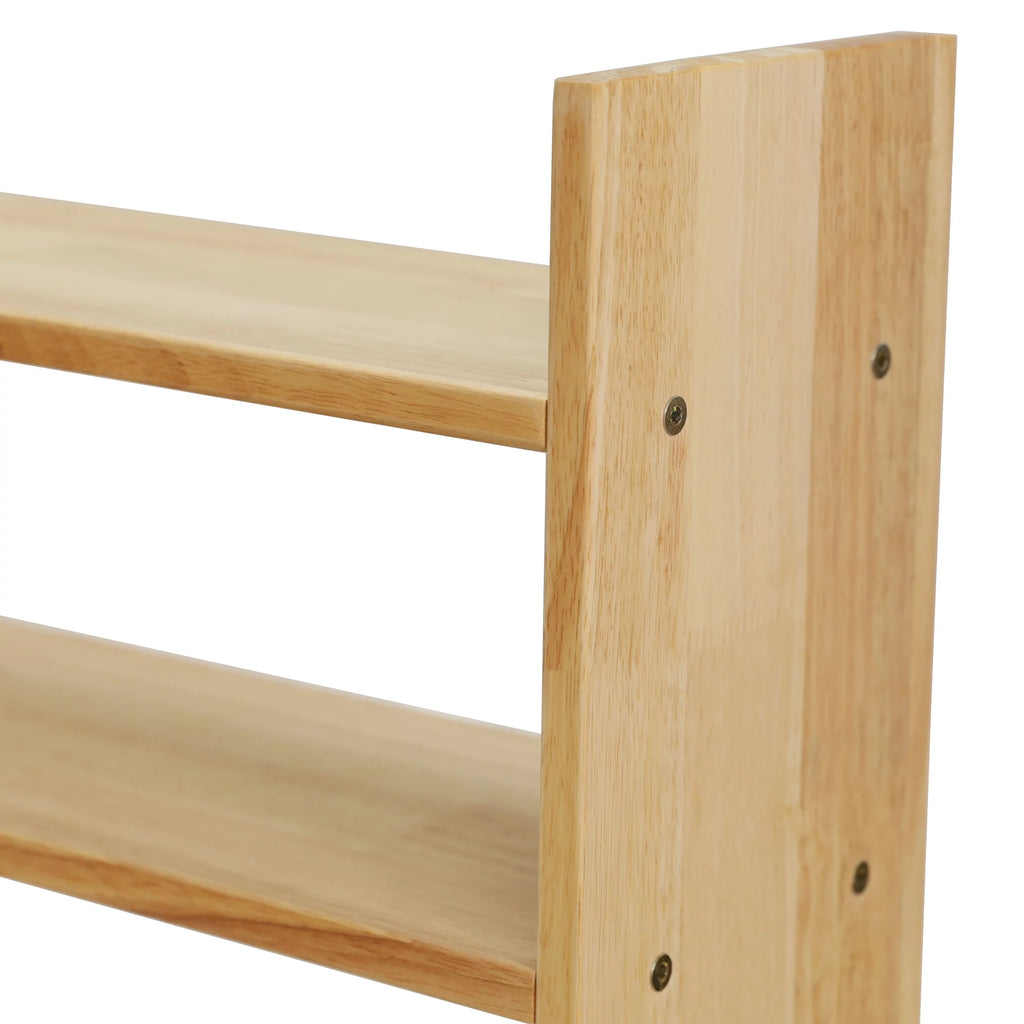 Adjustable Rubber Wood Desktop Shelf D904