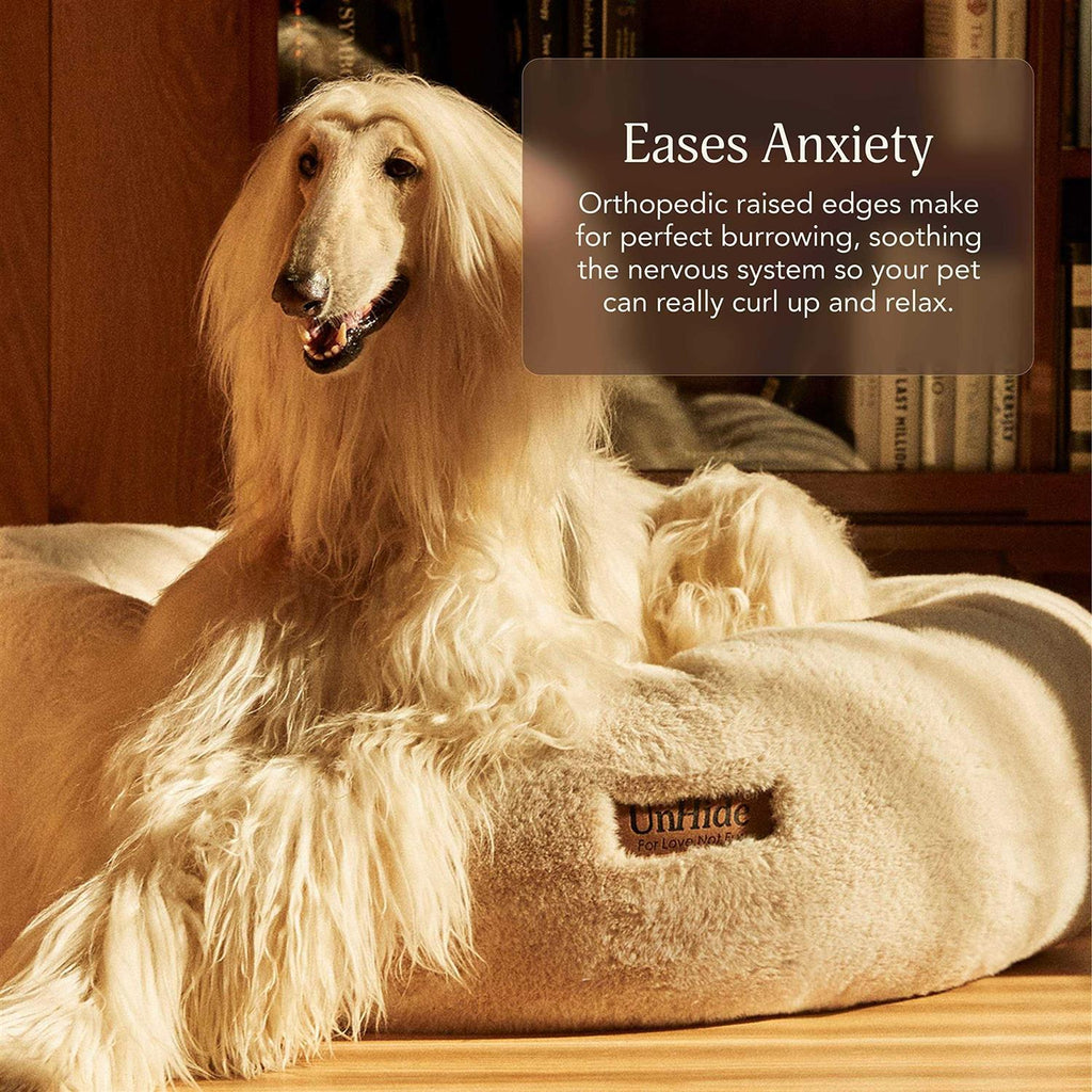 Extra Soft Dog Bed Removable Faux Fur Cover D9225